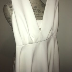 Lulus v neck white dress.